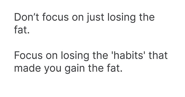 Fitness habits post